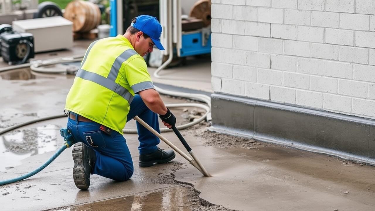 Can I pour concrete over damaged concrete?