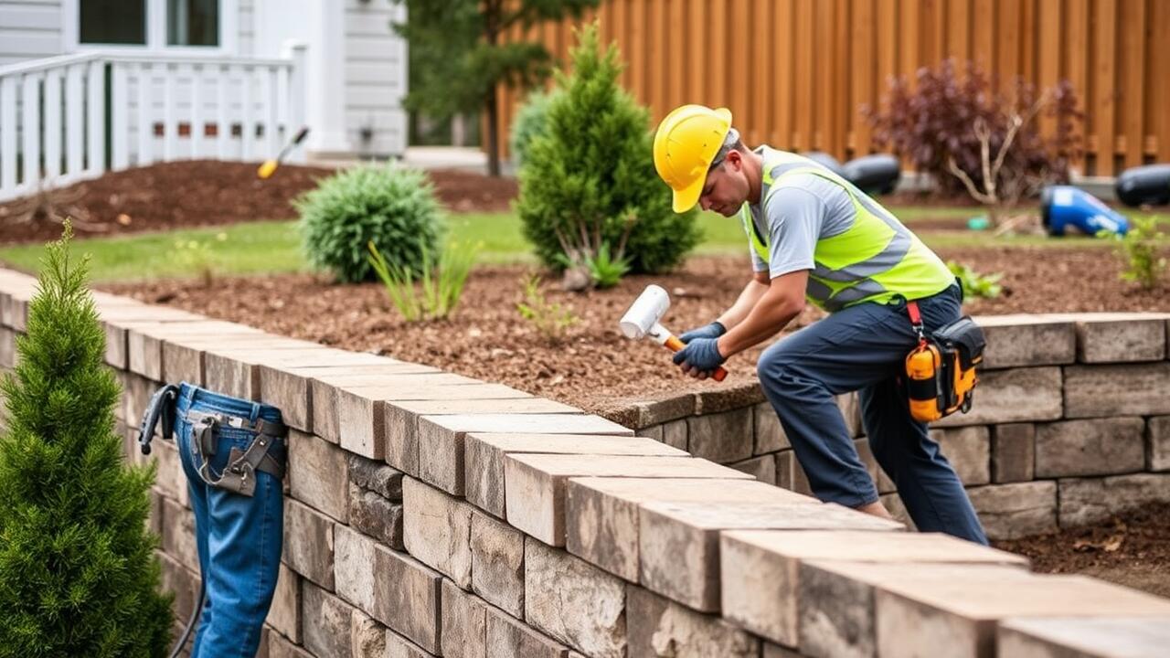 How much does it cost to build a 4 foot retaining wall?