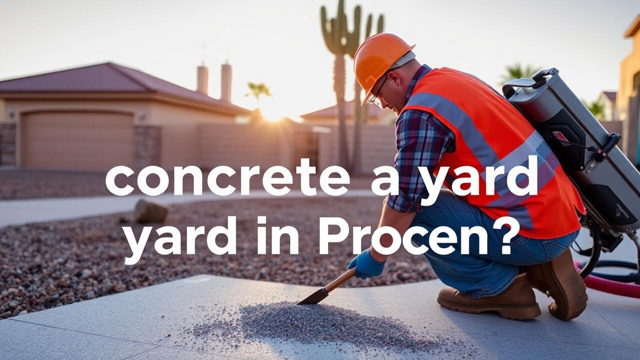 How much is concrete a yard in Phoenix?