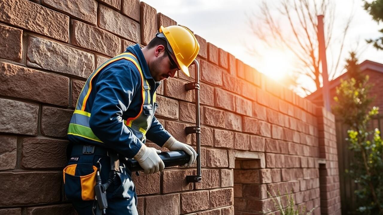 Retaining Wall Installation