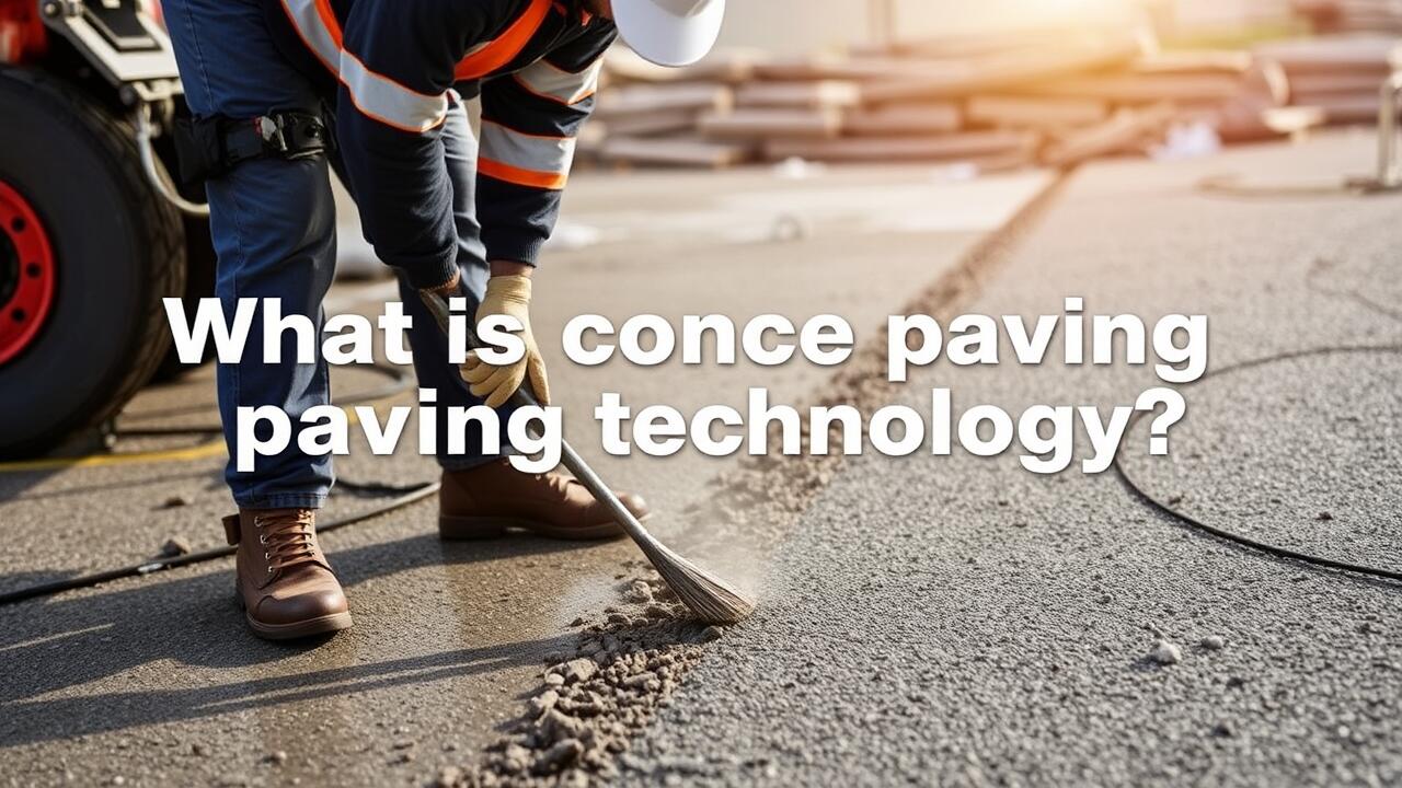 What is concrete paving technology?