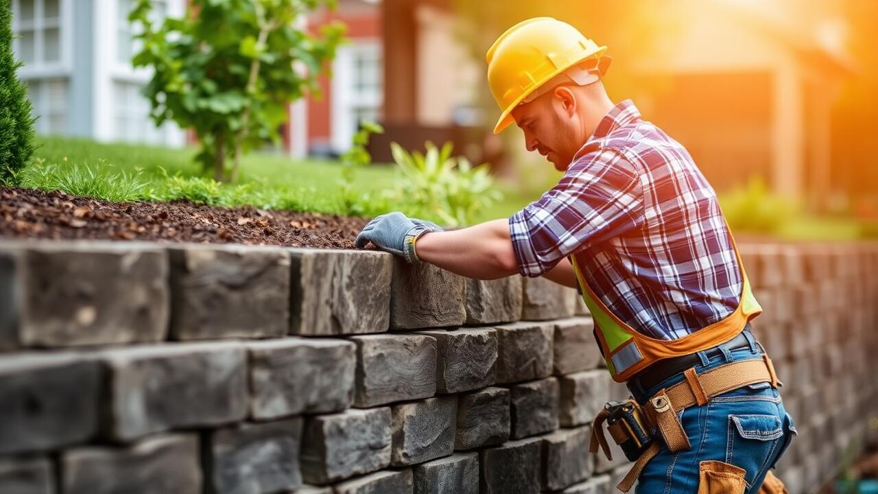 What is the least expensive way to build a retaining wall?