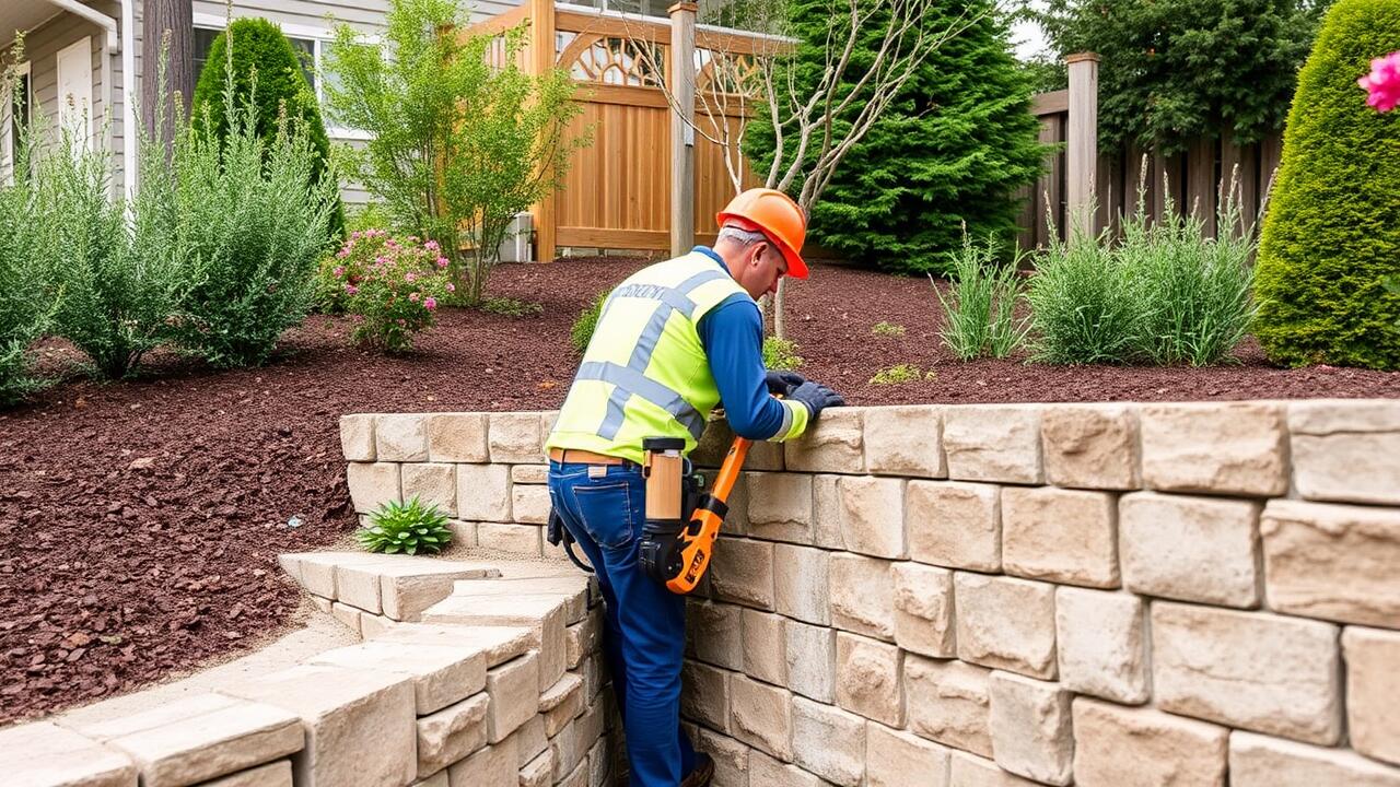 What is the least expensive way to build a retaining wall?