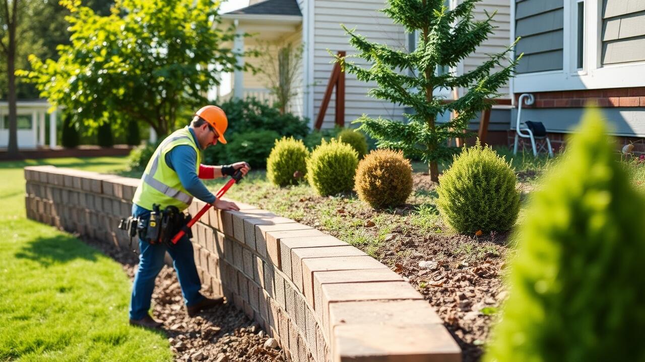 What is the least expensive way to build a retaining wall?