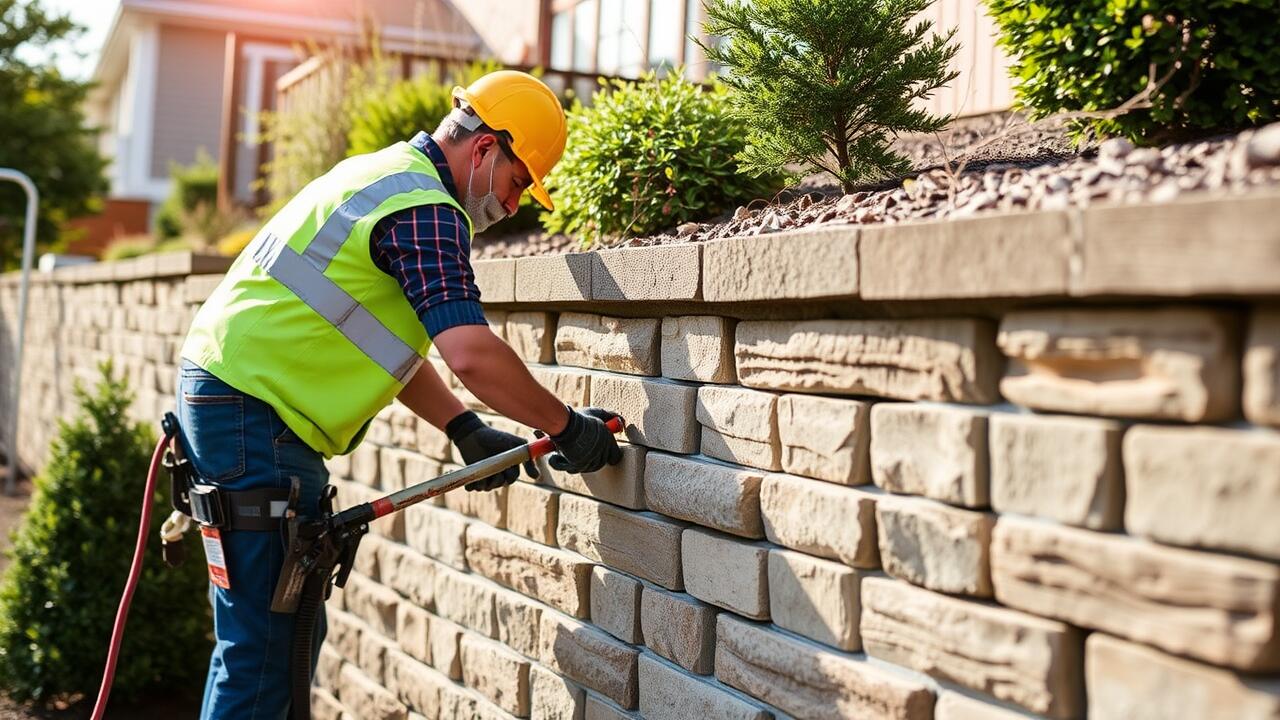 What is the least expensive way to build a retaining wall?